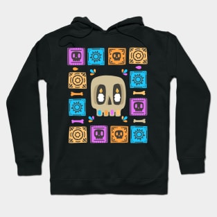 Cute Skull - Día De Los Muerto - papel picado - sugar skull Hoodie